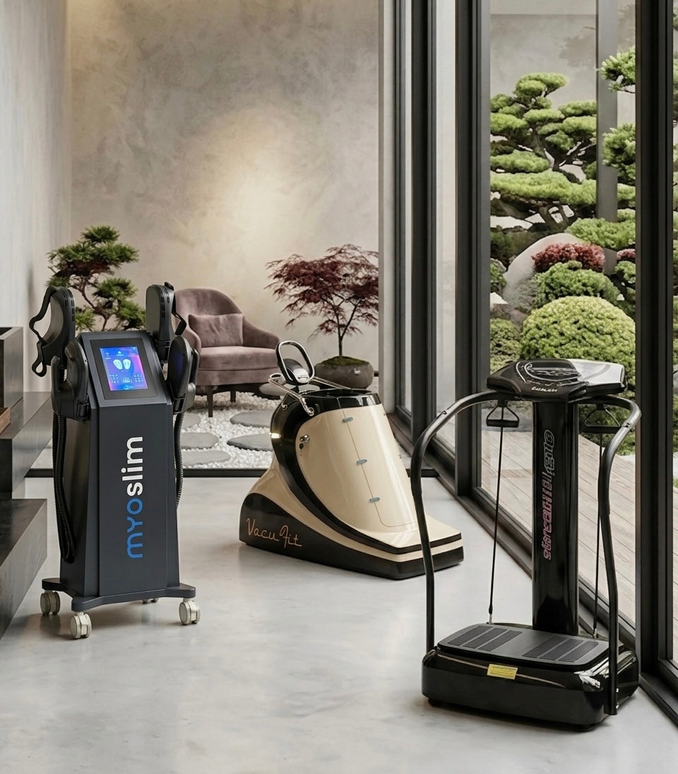 VIP CURVE BUILDER - EMS Myoslim + VacuFit Thermal + Vibračná plošina (10 vstupov)